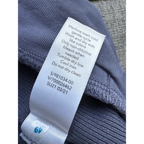 Athleta Brooklyn Textured Jumpsuit Medieval Violet Purple Women's Plus Size 18 - Picture 8 of 9